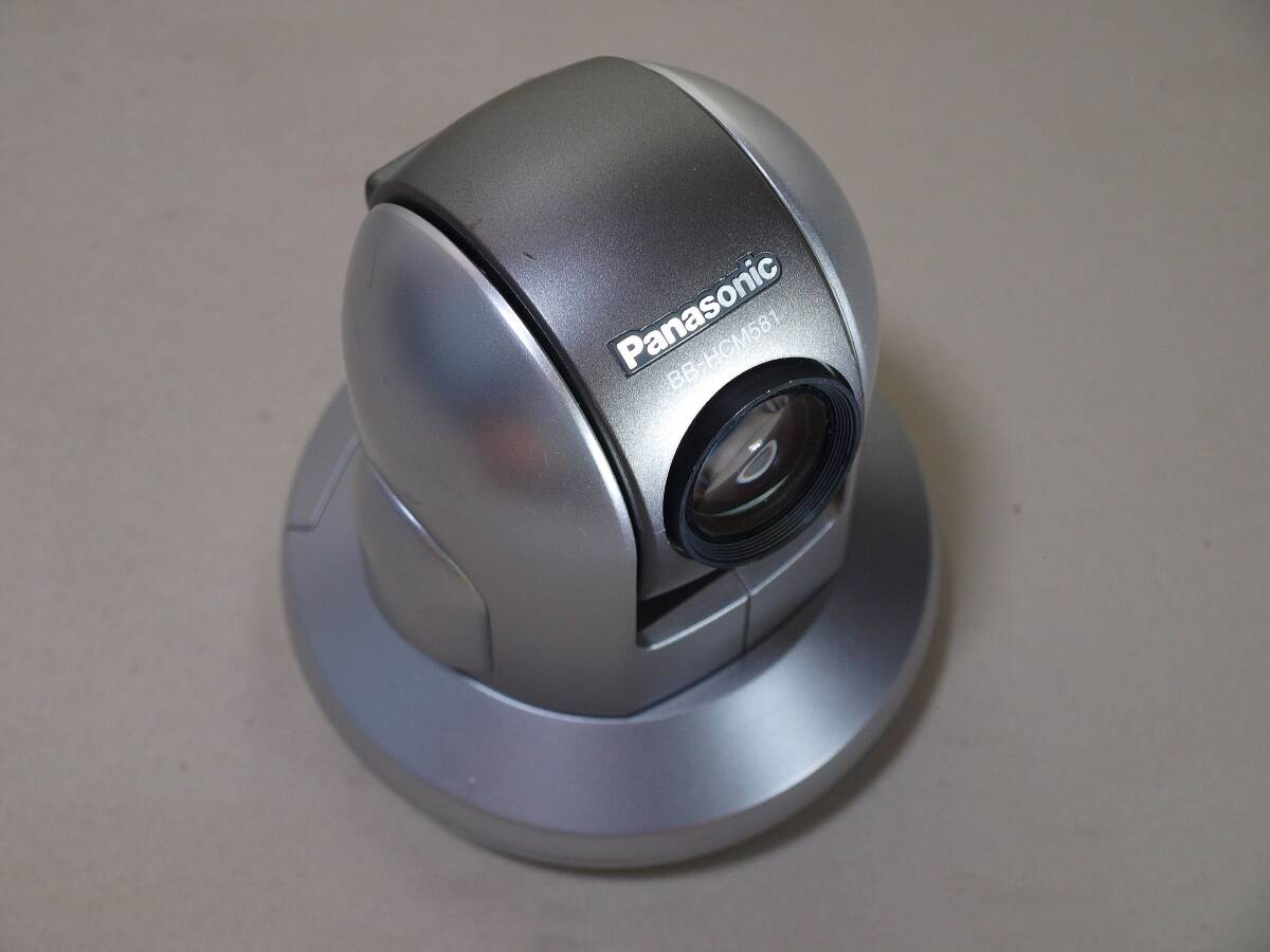 Panasonic☆パナソニック◇屋内PTZ NWカメラ 【BB-HCM581】屋内用ネットワーク防犯カメラ★本体のみ▼通電確認▼ジャンク拍卖