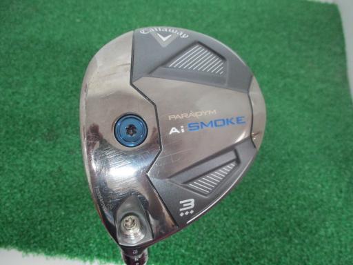 キャロウェイ パラダイムエーアイスモーク フェアウェイウッド ◆◆◆ PARADYM Ai SMOKE ◆◆◆ 3W レフティ フレックスS 中古 Cランク拍卖