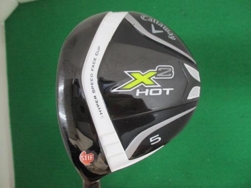 キャロウェイ Callaway X 2 ホット ホット フェアウェイウッド X2 HOT 5W レフティ フレックスS 中古 Dランク拍卖