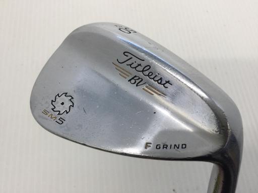 タイトリスト Titleist ボーケイ スピンミルド ウェッジ VOKEY SPIN MILLED SM5 ツアークロム 50°/12°F フレックスS 中古 Cランク拍卖