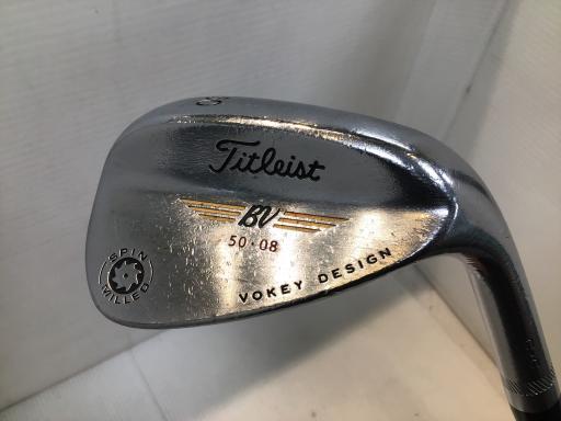 タイトリスト Titleist ボーケイ スピンミルド ウェッジ VOKEY SPIN MILLED C-C 50°/08° フレックスS 中古 Cランク拍卖