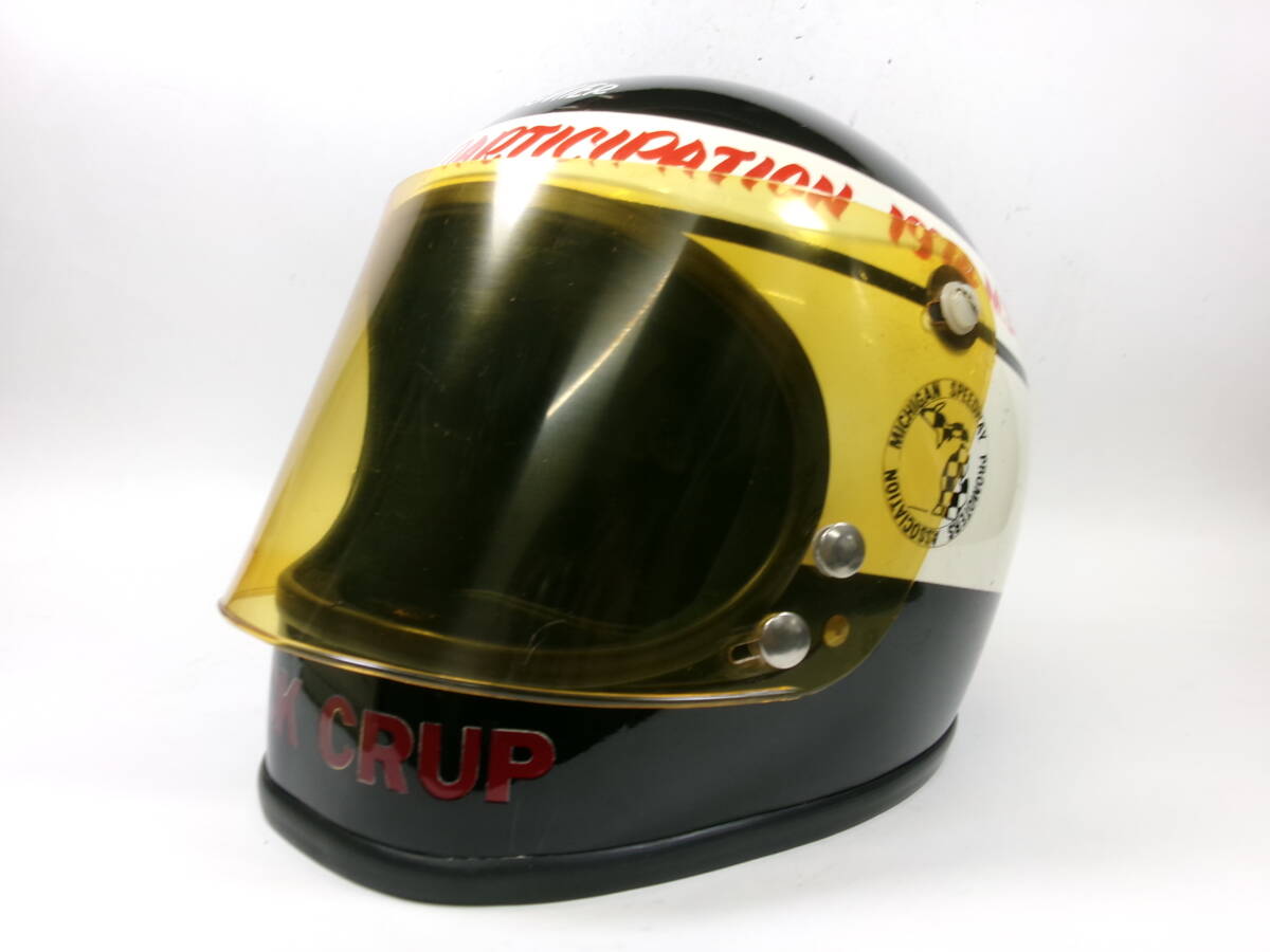 特注! 70s PREMIER Dick Crup フルフェイスヘルメット 目深加工済み L★ 70年代 プレミア MSPA BELL STAR 120 GRANT FURY アーサーフルマー拍卖
