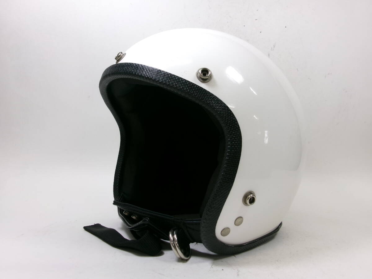 レア!初期! 60s ARTHUR FULMER AF20 白 ダブルストラップ ジェットヘルメット L~XL ★ 60年代 アーサーフルマー AF40 BELL 500TX R-T GP-2拍卖