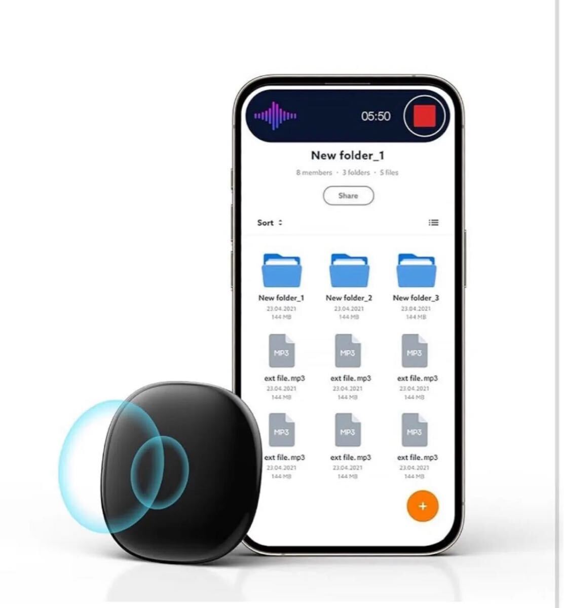 YKLG ボイスレコーダー,128GB ノイズリダクション ボイスレコーダー 小型,リコーダー 〇〇向け 学生拍卖