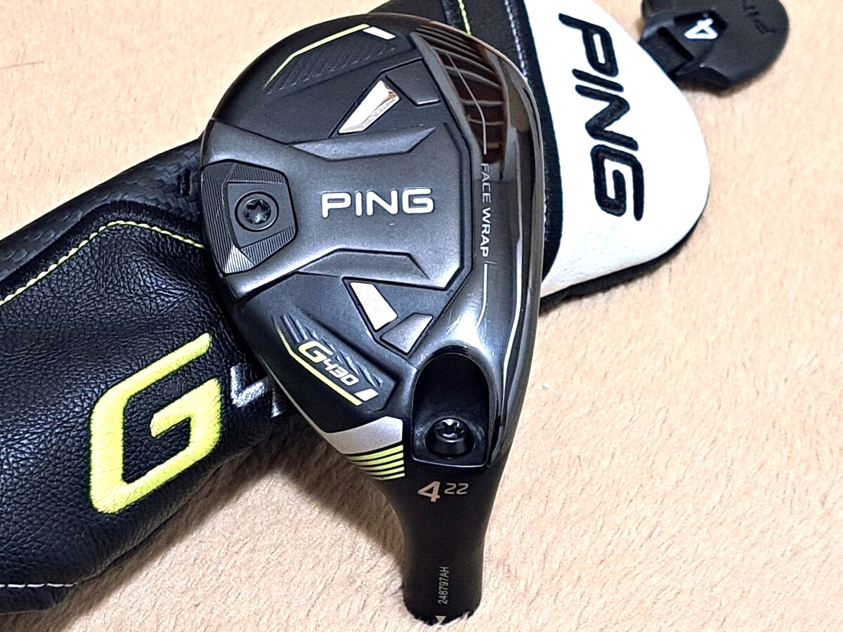 ★美品 ピン PING G430 ハイブリッド 4U 22度 ヘッド 純正カバー付 正規品★拍卖