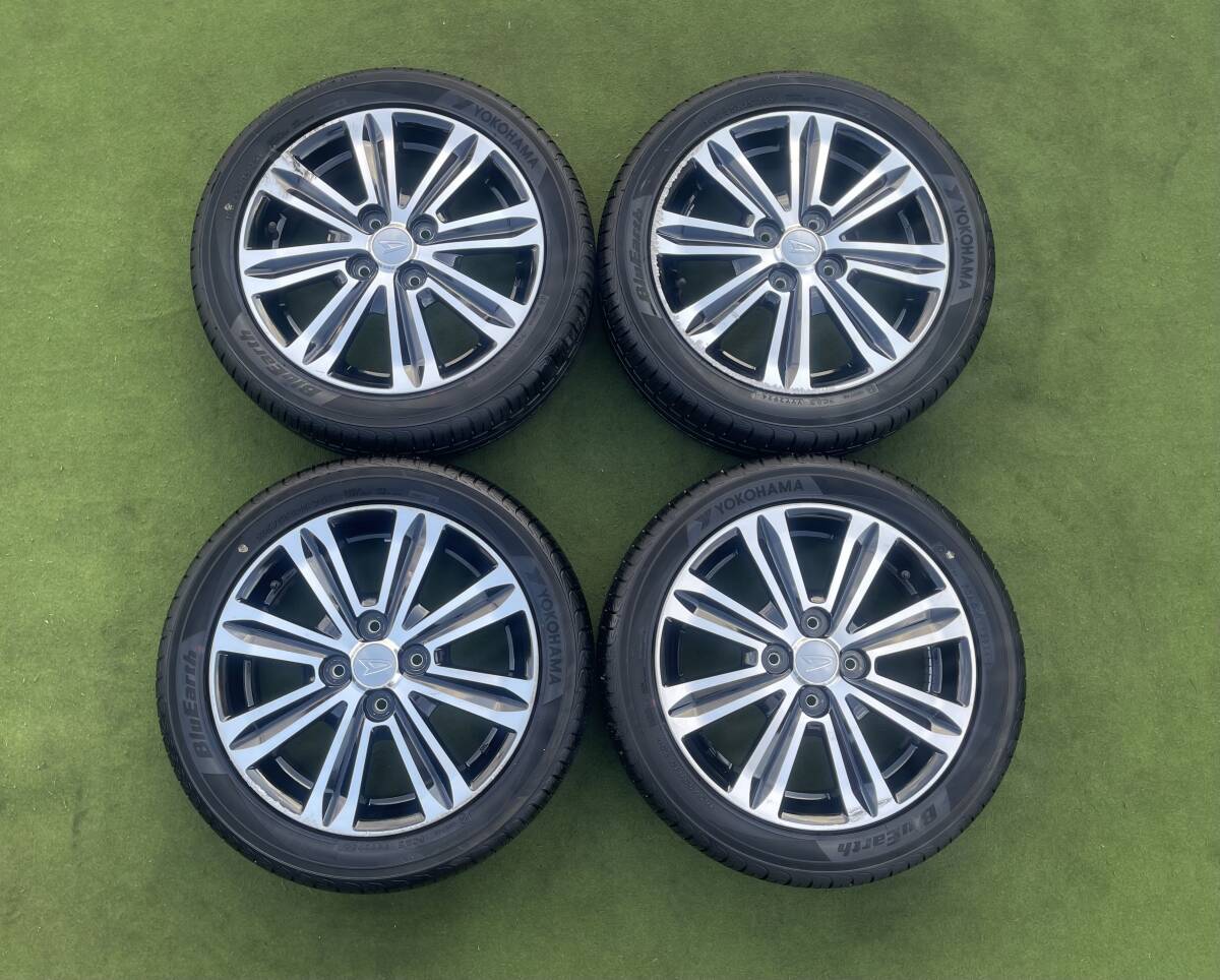 ◆ダイハツ LA600S タントカスタム純正◆ 15x4.5J+45/PCD:100/4穴/4本.YOKOHAMA. 165/55R15.2024年製. ミラジーノ キャスト ウェイク 等に拍卖