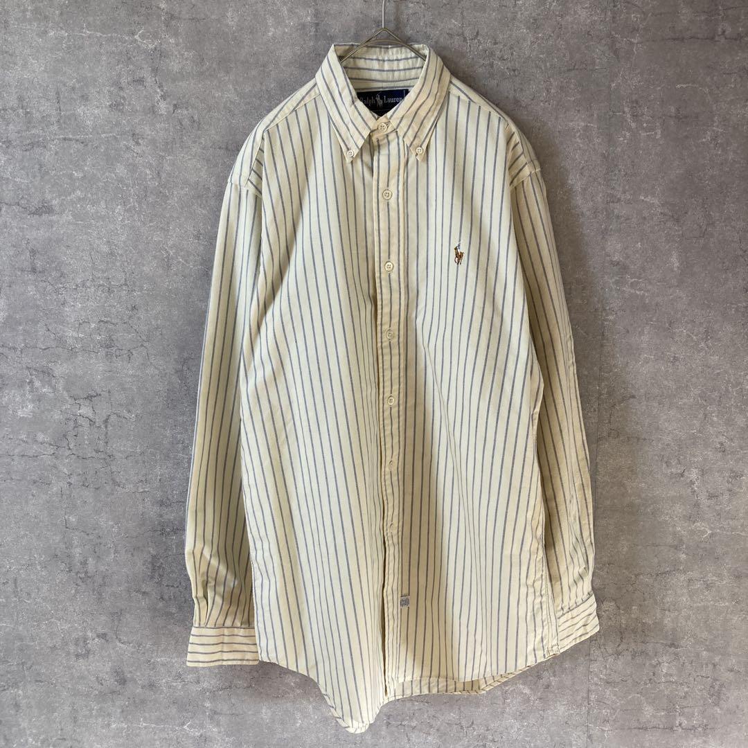 Ralph Lauren オックスフォード ストライプシャツ 大きめSサイズ拍卖