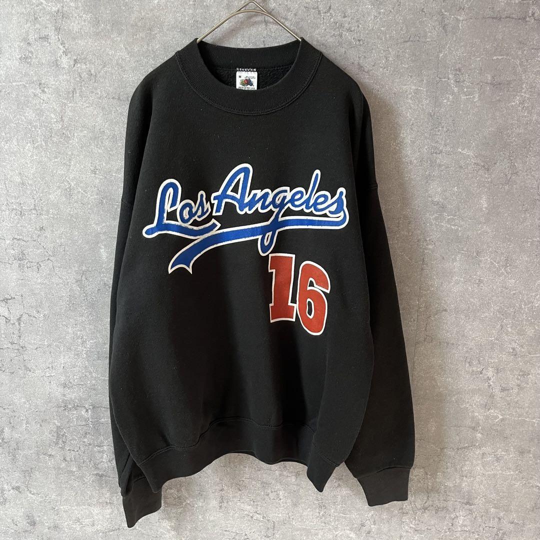 USA製 90s スウェットトレーナー ロサンゼルス Dr.K 黒 Mサイズ拍卖