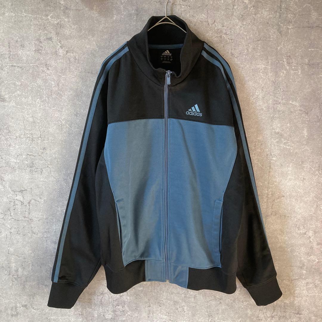 アディダス ジップアップジャケット ジャージ バイカラー Mサイズ拍卖