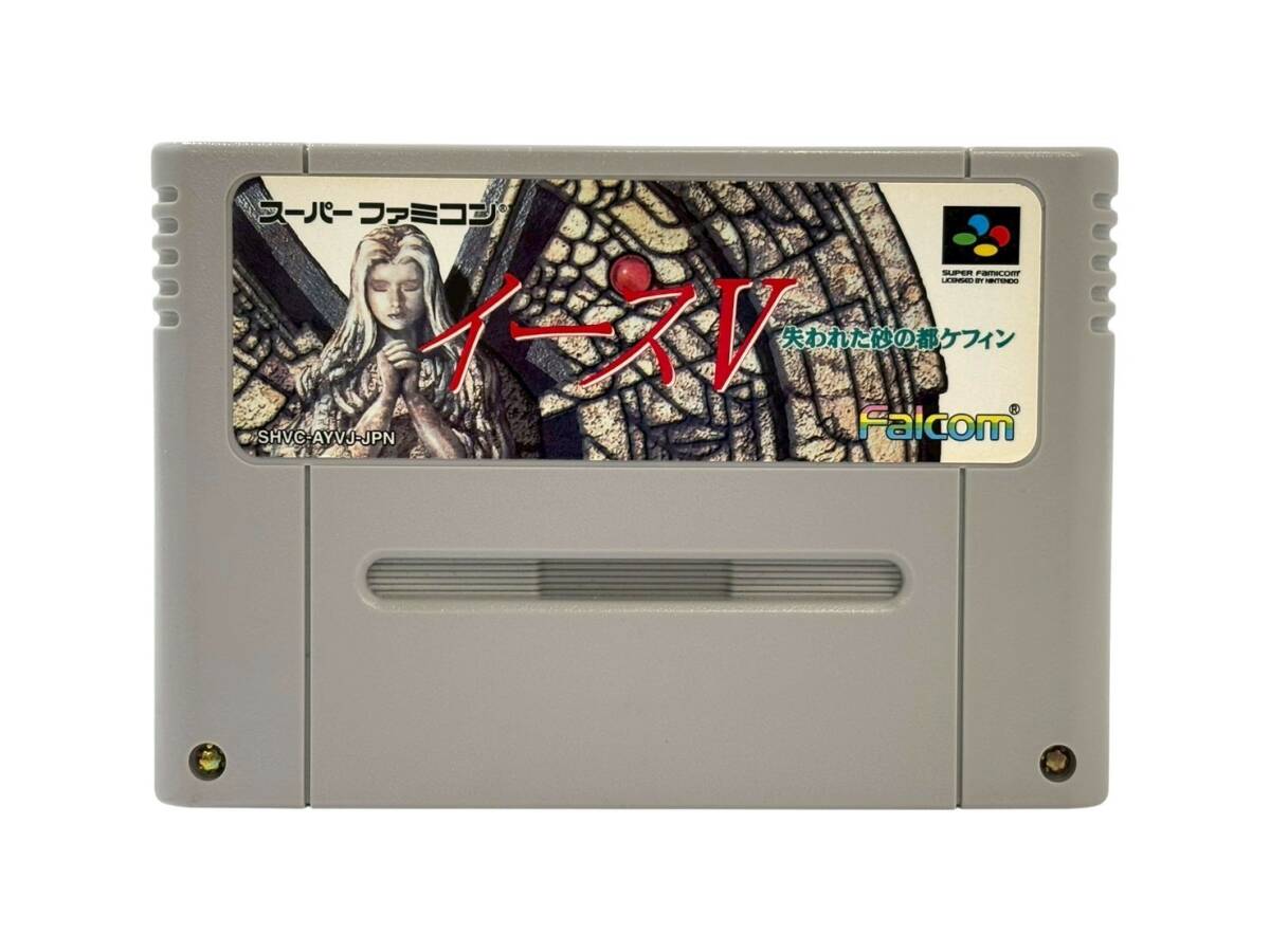 (U) 【SFC専用ソフト】Falcom/ファルコム スーパーファミコン イースV 失われた砂の都ケフィン SHVC-AYVJ-JPN ゲーム 現状品(60024OT4)拍卖