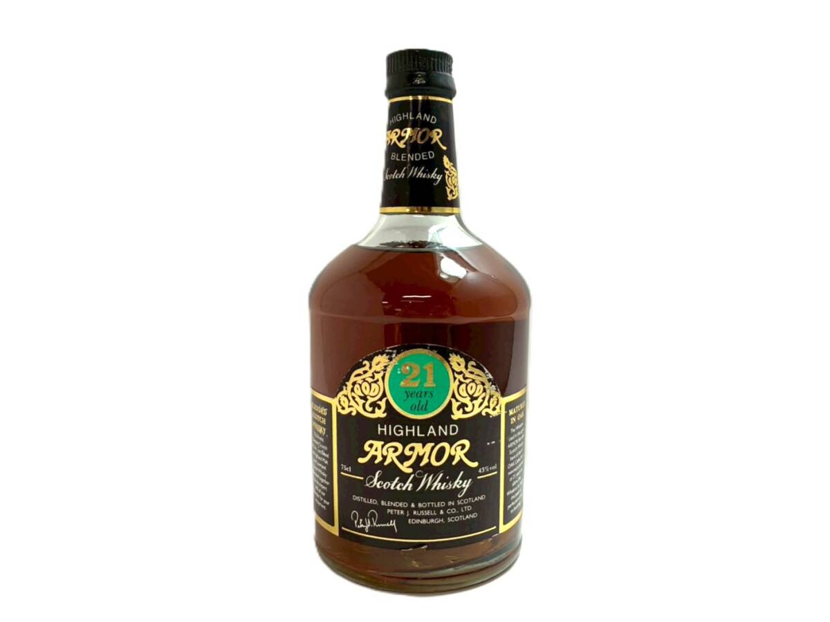【未開栓】ARMOR/アーマー 21年 ハイランド ブレンデッド スコッチ ウイスキー 750ml 43% お酒 古酒 洋酒(61262IS10)拍卖