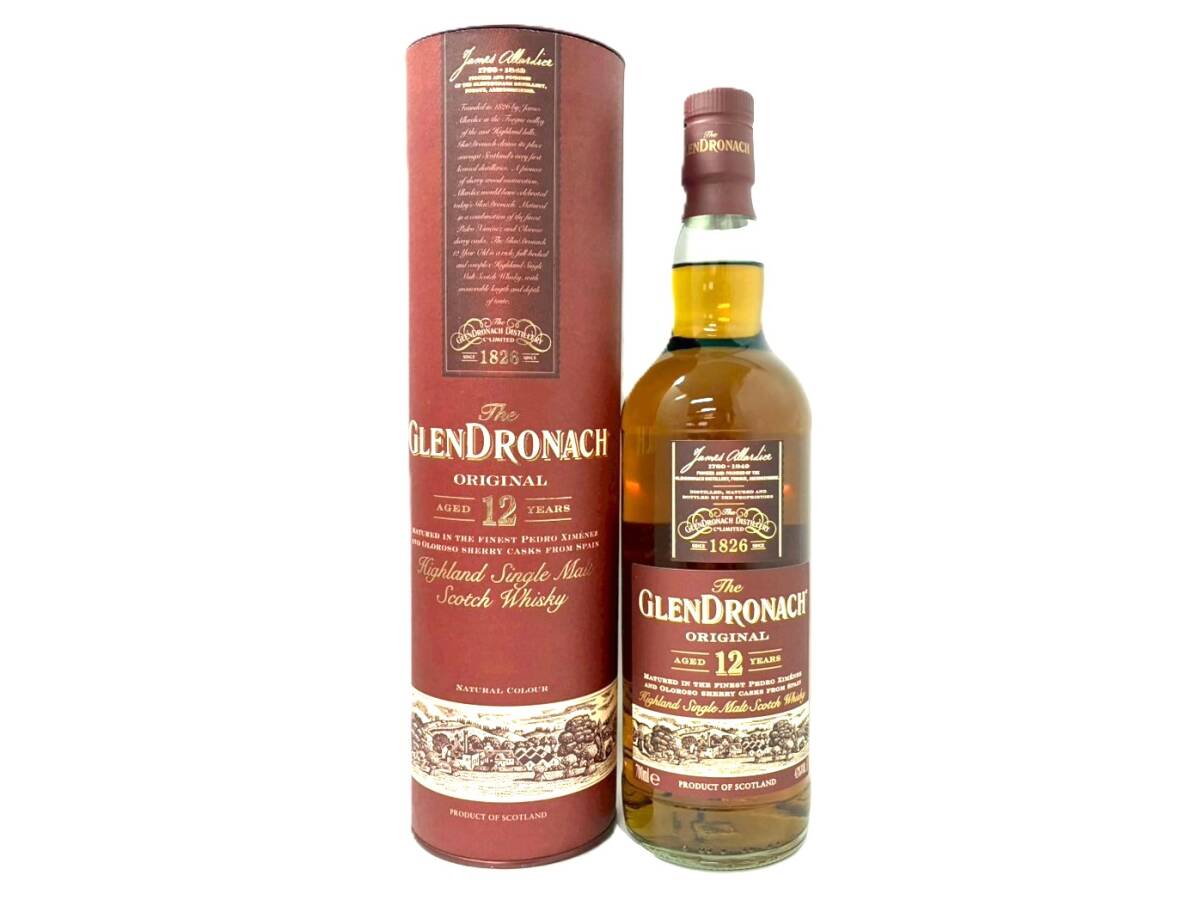 【未開栓】グレンドロナック 12年 シングルモルト スコッチウイスキー 700ml 43% お酒 古酒 GLENDRONACH(61262IS13)拍卖