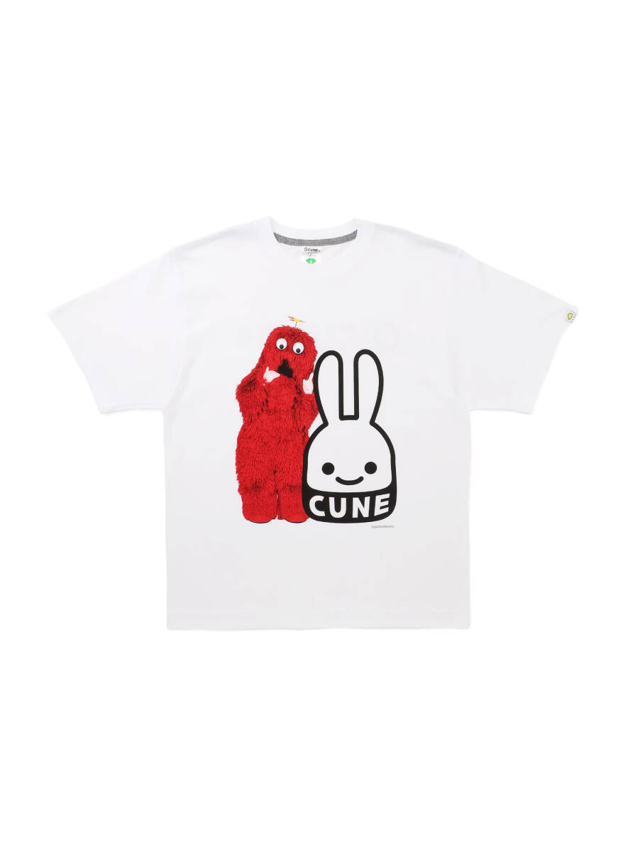大ヒット完売品♪即決新品未使用品『30th ANNIVERSARY T-SHIRTS ムックとCUNEウサギ』ポンキッキとキューンのコラボTシャツ白Mサイズです拍卖