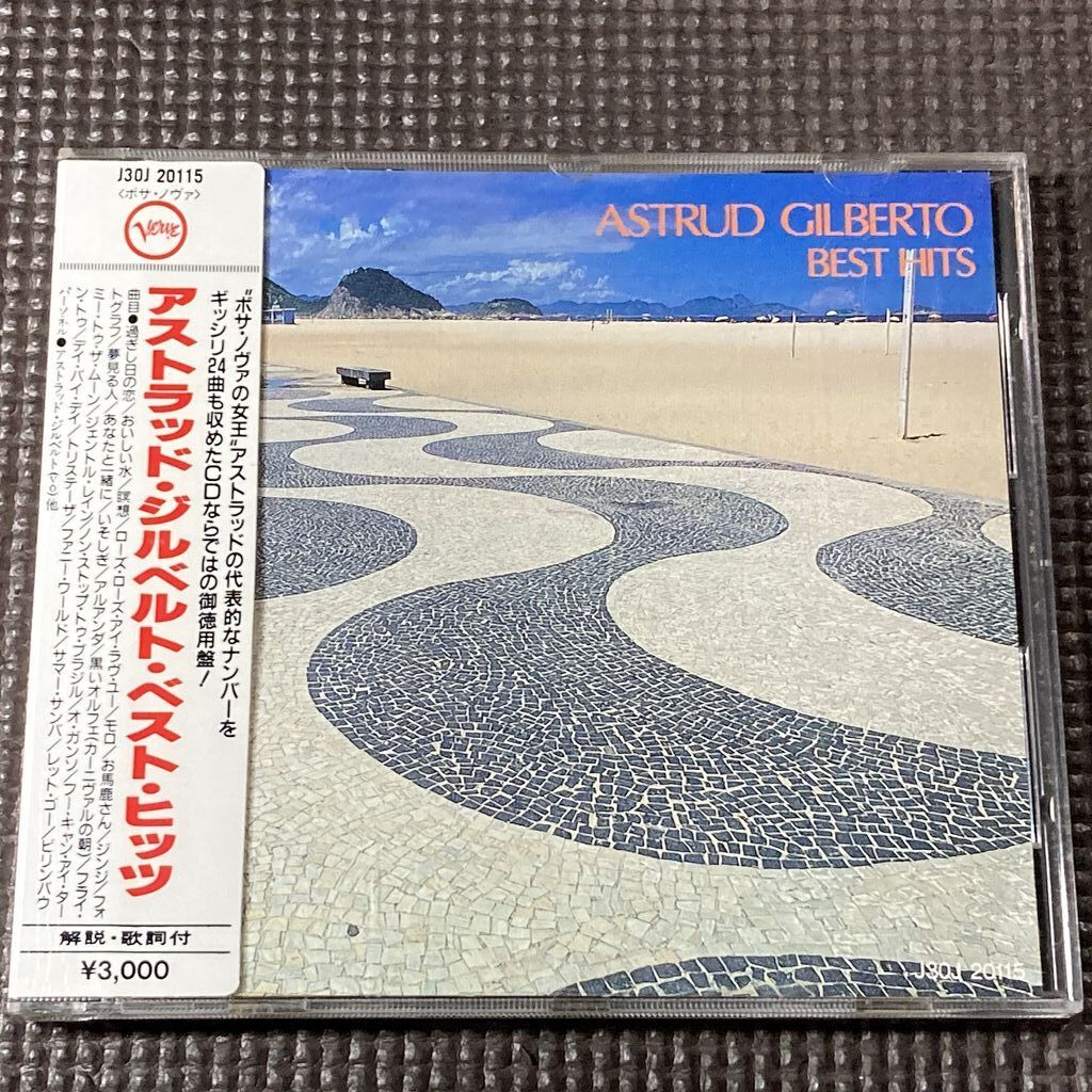 アストラッド・ジルベルト ベスト ヒッツ Astrud Gilberto Best Hits CD J30J 20115 シール帯拍卖
