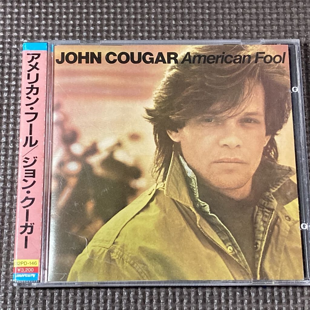 JOHN COUGAR MELLENCAMP American Fool ジョン・クーガー・メレンキャンプ アメリカン・フール CD 32PD-146 帯拍卖