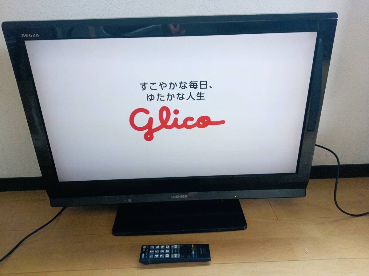◆能【送料無料】液晶テレビ 32型 東芝 リモコン付属 2009年製拍卖
