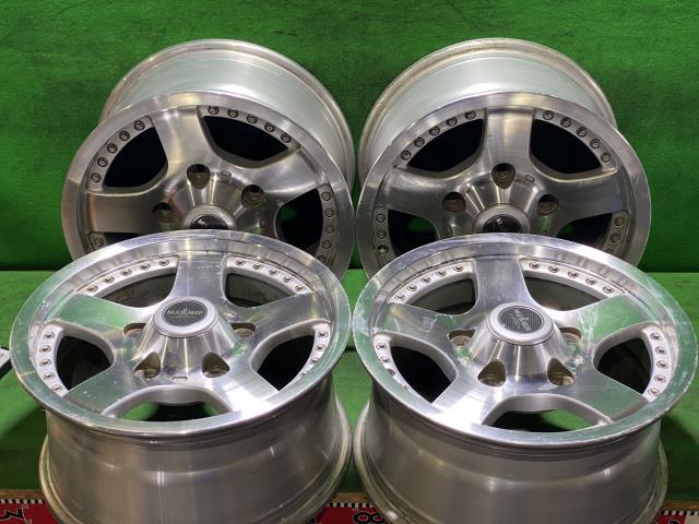 中古 MUDRAKER ホイール 16×8.0J+45 5H-150 ランクル70拍卖