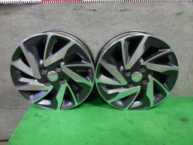 中古 スズキ 純正 スペーシア ホイール 15×4.5J/アルミ/4穴/2本/100/+45拍卖