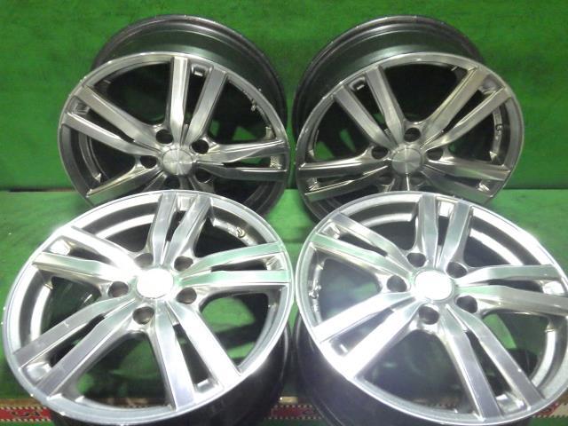 中古 ダンロップ ローゼスト ホイール 16×6.5J+40/5H/114.3拍卖
