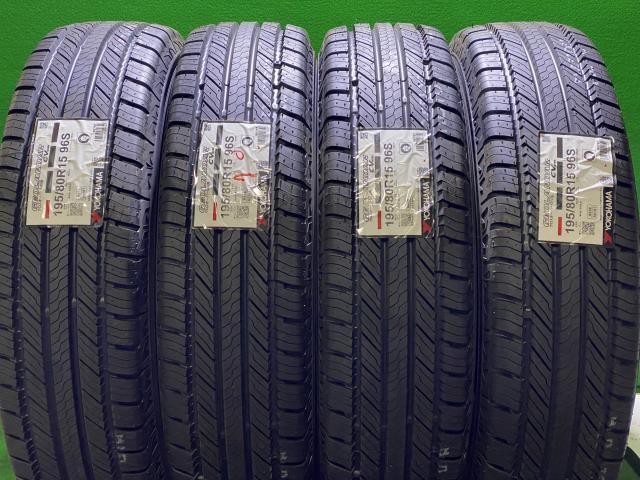 中古 ヨコハマ ジオランダーCV G058 タイヤ 2025年製 195/80R15 新品 4本 夏拍卖