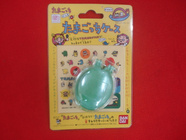 たまごっちケース グリーン 全キャラクターシールつき バンダイ 新品未開封品拍卖