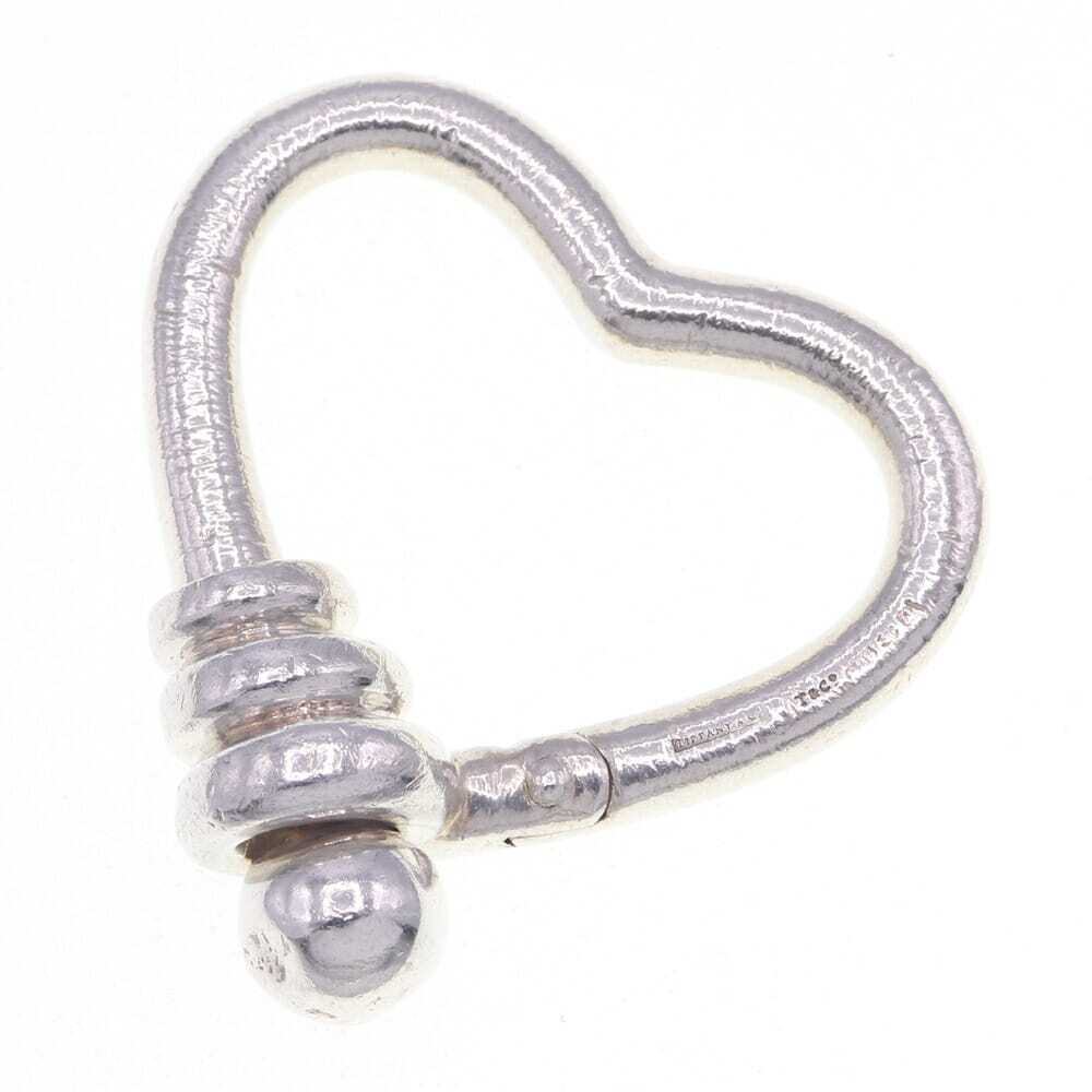 ティファニー キーリング SV スターリングシルバー925 中古 キーホルダー ハート 鍵 ヴィンテージ オールド拍卖