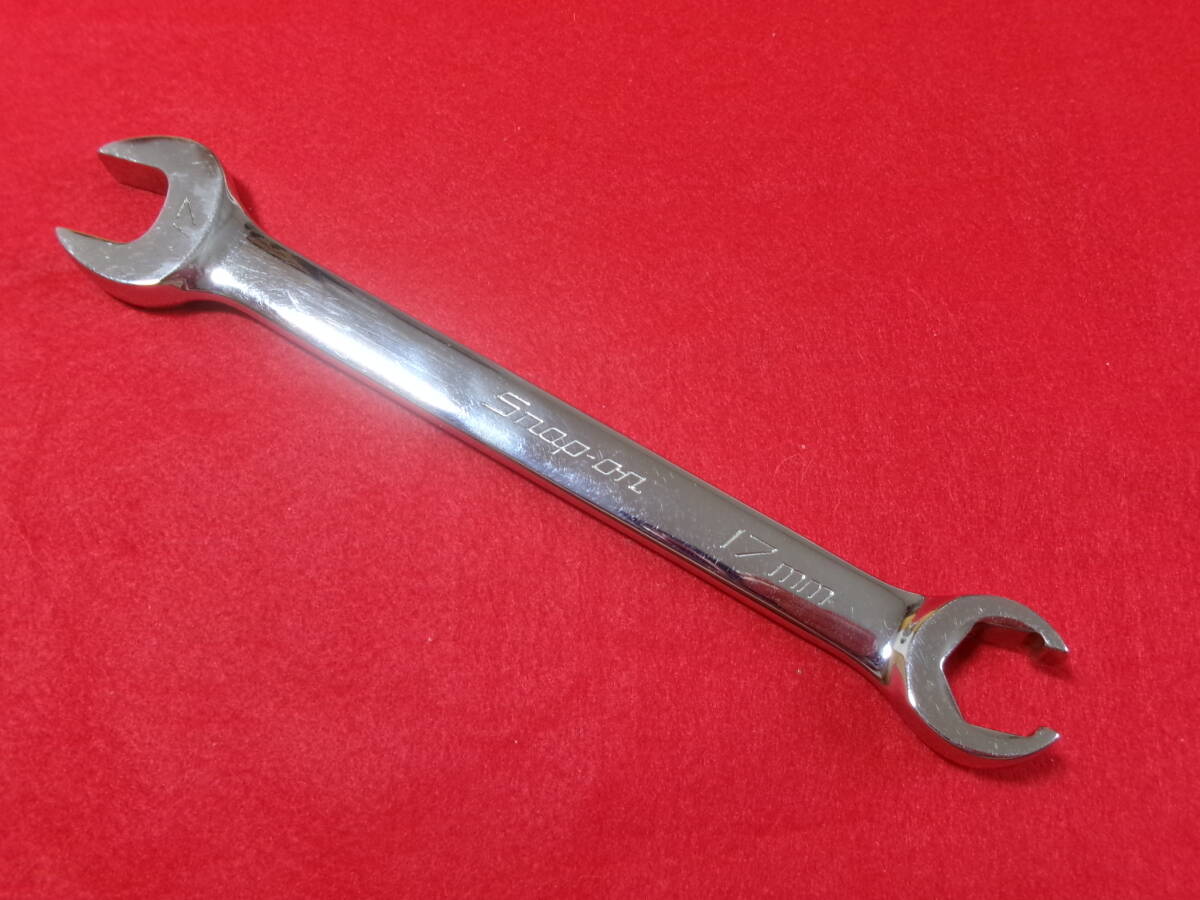 スナップオン Snap-on 17mm フレア ナット オープンエンド レンチ RXSM17 ユニオンナットレンチ コンビネーションレンチ拍卖