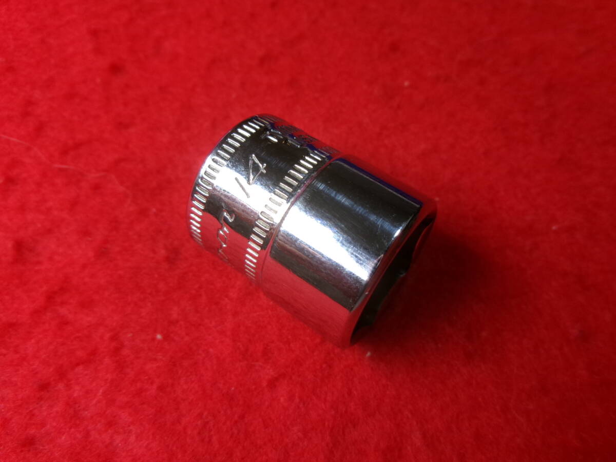 スナップオン Snap-on TMM14 差込1/4sq (6.3mm) シャローソケット 14mm ショートソケット 6角 スタンダードソケット拍卖