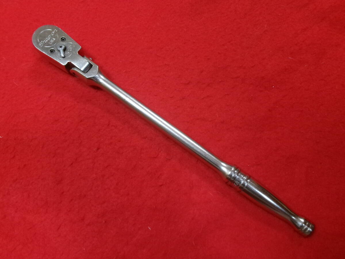 スナップオン Snap-on 差込3/8sq (9.5mm) フレックス ラチェットハンドル F831 30ギヤ 首振り拍卖