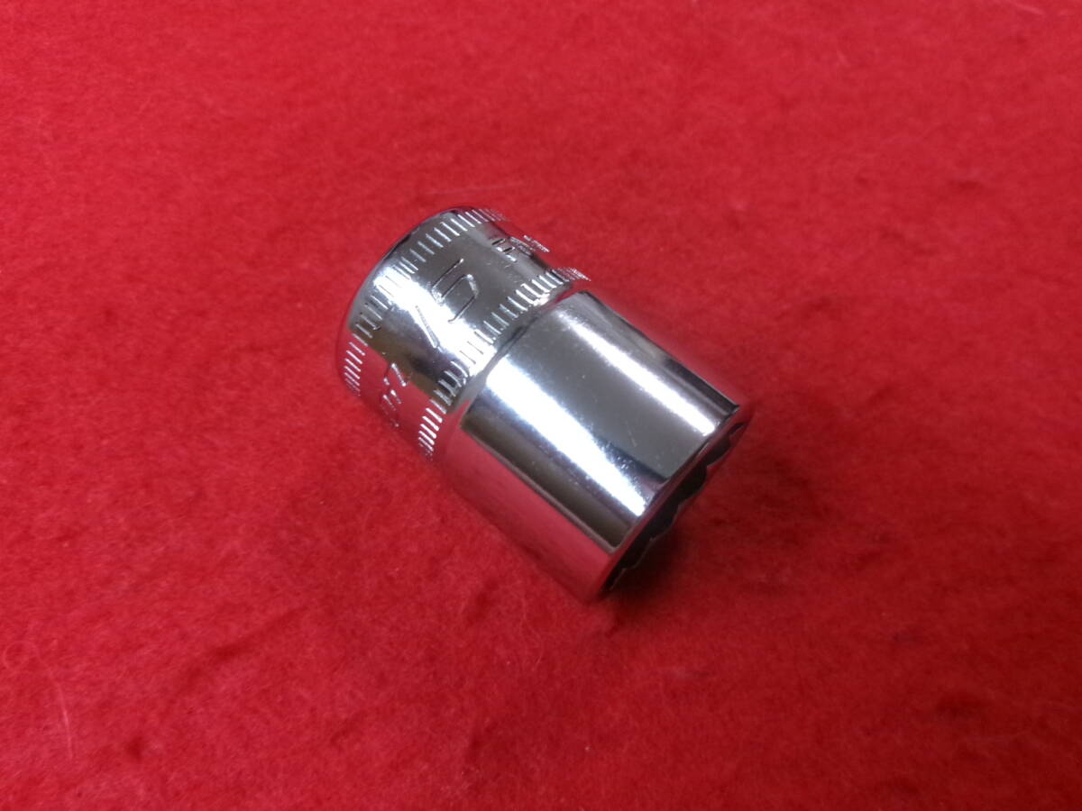 スナップオン Snap-on ショートソケット 15mm FM15 差込3/8sq (9.5mm) シャローソケット 12角拍卖