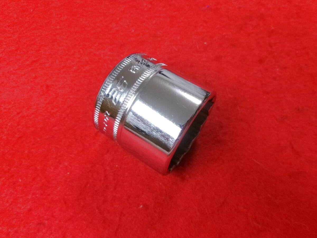 スナップオン Snap-on シャローソケット 26mm FM26 差込3/8sq (9.5mm) ショートソケット 12角 ショート拍卖