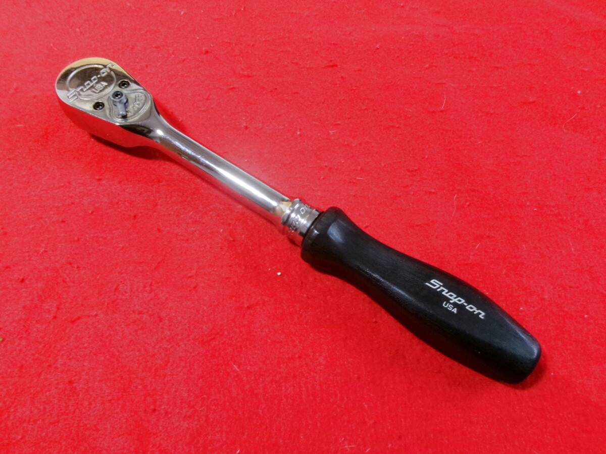 スナップオン Snap-on 差込1/2sq (12.7mm) ラチェットハンドル S836 ラチェット レンチ 旧グリップ ブラック拍卖