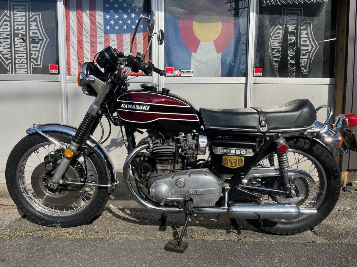 1975年式 650RS W3 書類有り・レストアベース 他の車両の保管場所確保の為、格安で売り切ります。拍卖