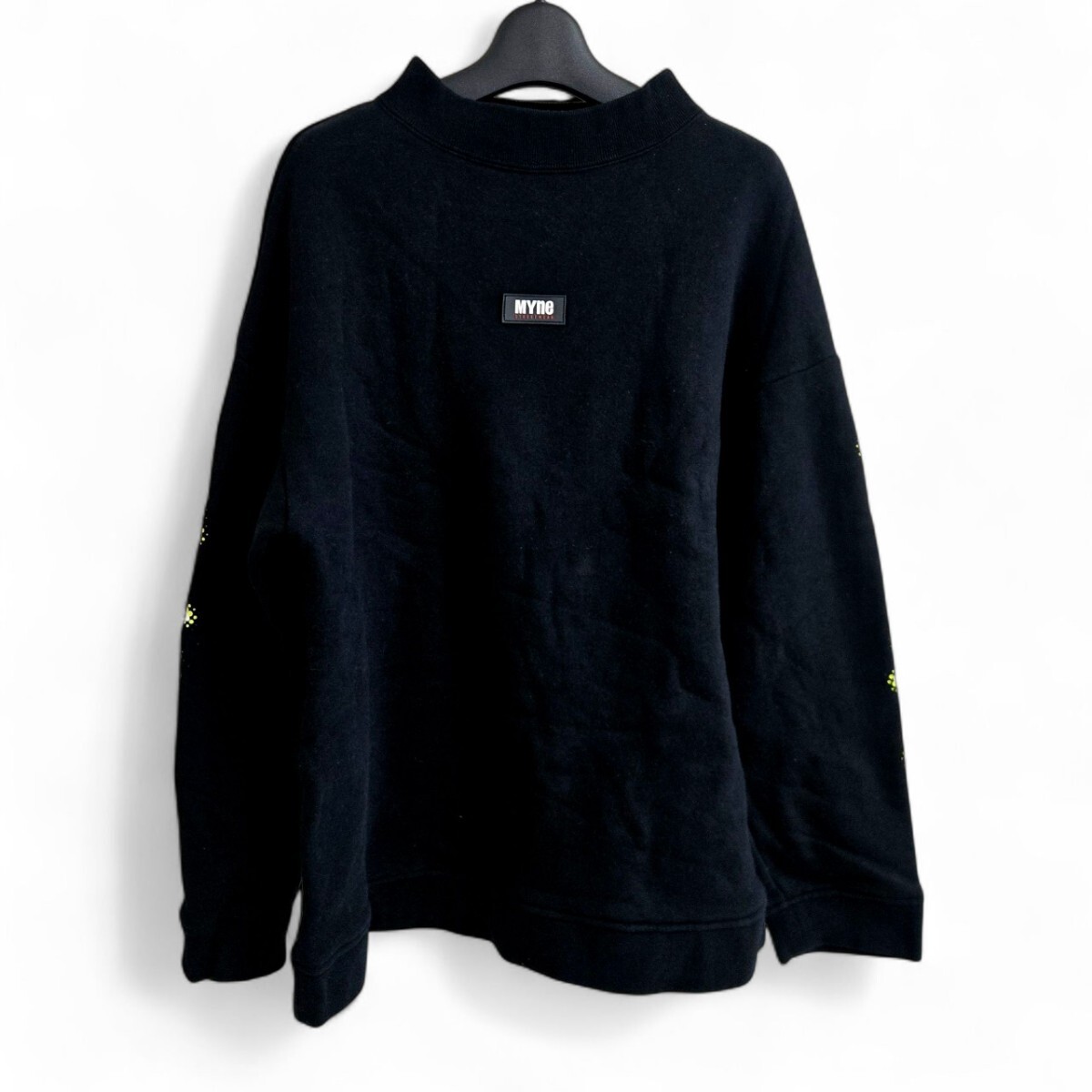 MYne マイン スウェット ロゴ トレーナー トップス コレクション MIHARA YASUHIRO ミハラヤスヒロ G02PO152 BLK拍卖