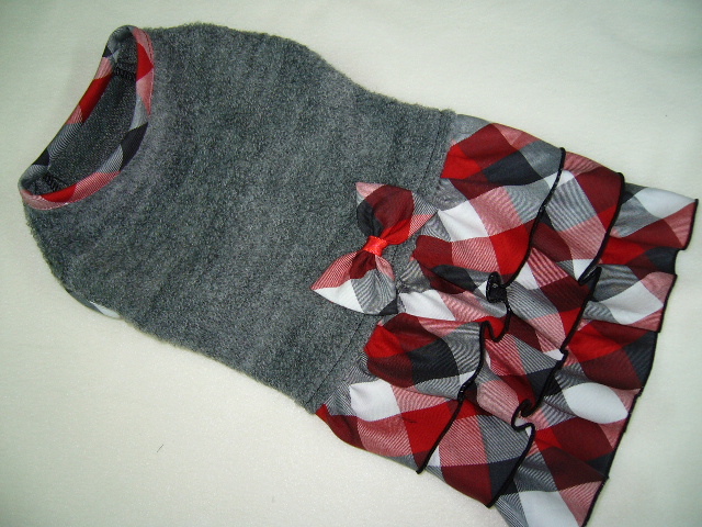 MDダックス等リングニット3段フリフリワンピ拍卖