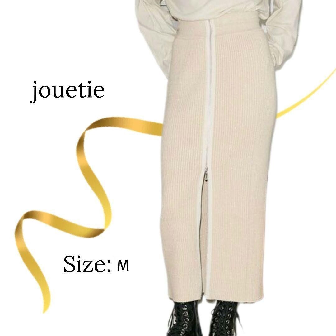 ★極美品★ジュエティ ニットナローロングスカート ニット アイボリー拍卖