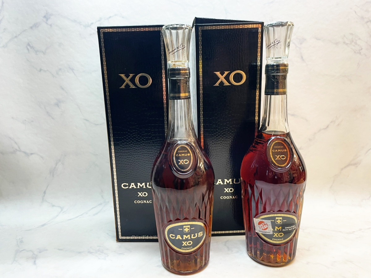 【古酒】【未開栓】【2本セット】 CAMUS/カミュ XO ロングネック ブランデー コニャック 洋酒 箱付き 700ml 40%拍卖
