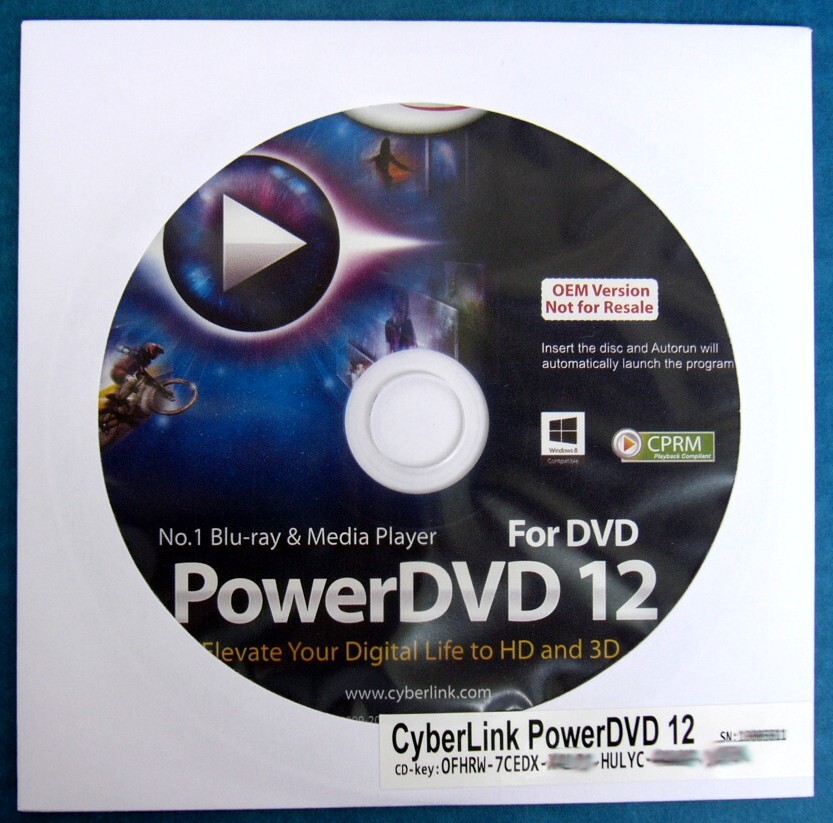 ★ 最新版 正規CyberLink PowerDVD12 OEM版 ★ ユ-ザ-登録可拍卖
