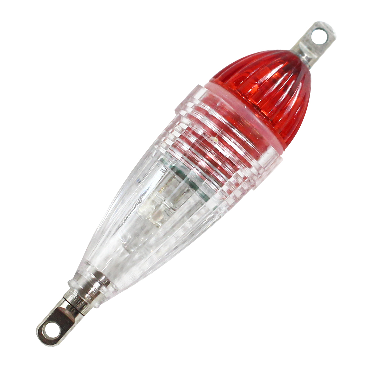 【送料220円】『赤/レッド 1本/1個』集魚灯 夜釣り イカ釣り 必需品!水中 ライト 6cm いか釣り アオリイカ コウイカ 水中 LED 発光 1個拍卖