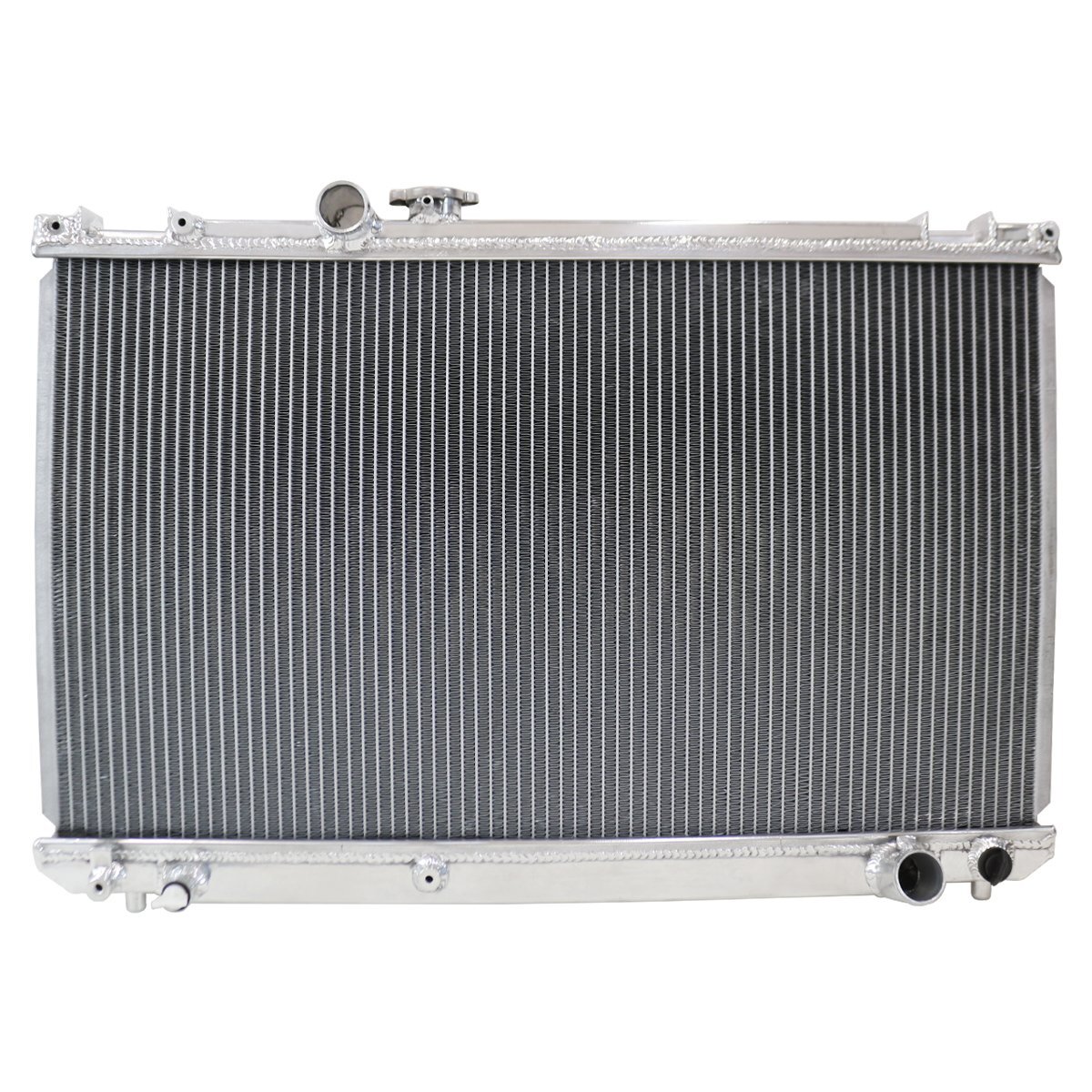 アルミ製 ラジエーター 1JZ トヨタ JZX100 110 チェイサー マーク2 クレスタ アルミ ラジエター MT マニュアル キャップ付き拍卖