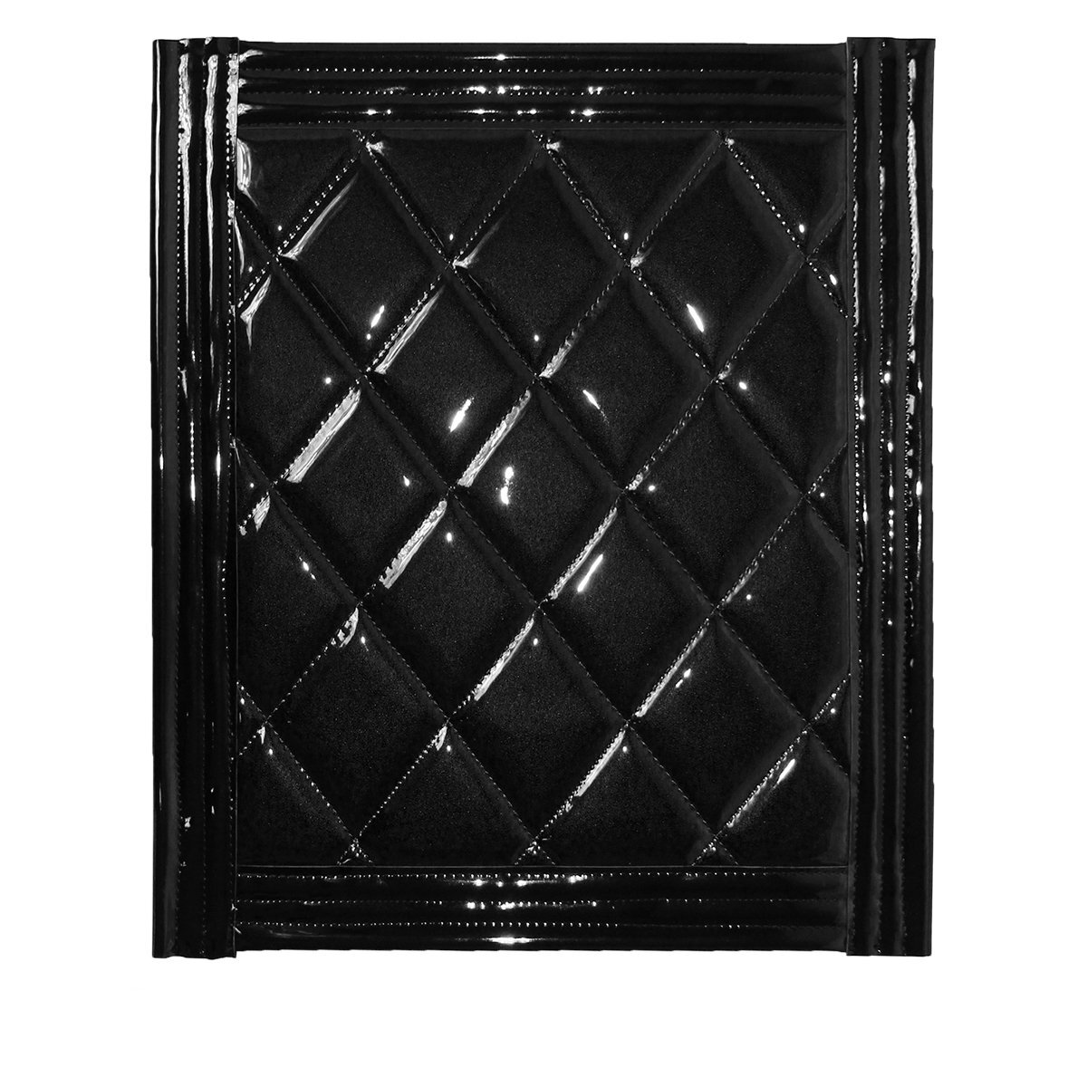 トラック 泥除け マット マッドフラップ 430mm×500mm 43cm×50cm ブラック×ブラック 黒縁 黒フチ 泥よけ マッドガード拍卖