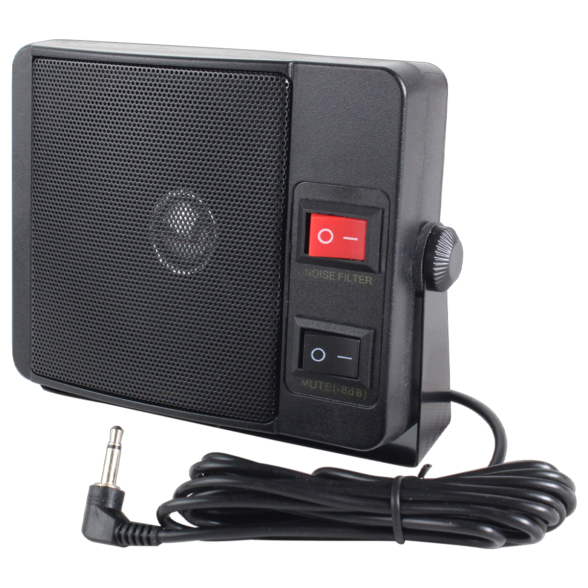 ミュート機能 アマチュア無線機 外部スピーカー 置き型 5W 3.5φ プラグ CB無線 パーソナル 業務用無線 トラック ダンプ 汎用拍卖