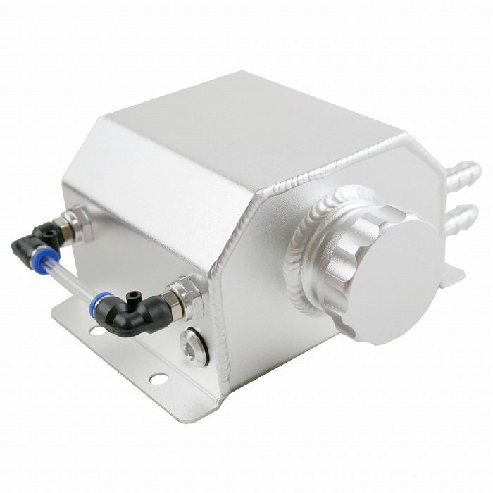 汎用 アルミ製 オイルキャッチタンク 1L 1000ml ラジエーター サブタンク ジムニー 86 JZX100 S14 S15 シルビア 180SX 旧車拍卖