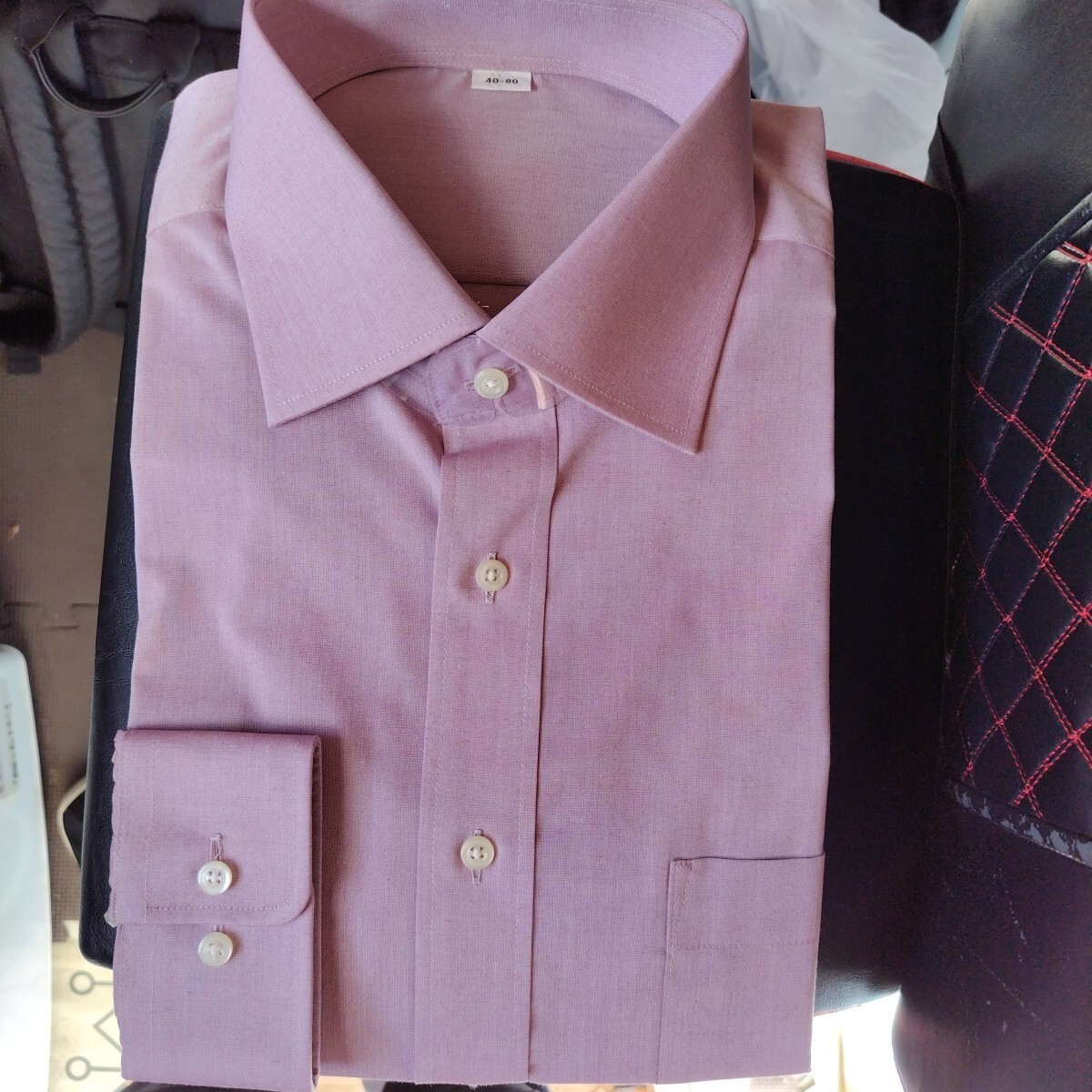 メンズMサイズ 長袖 シャツ 新品未使用未開封 け333 綿100 40−80拍卖