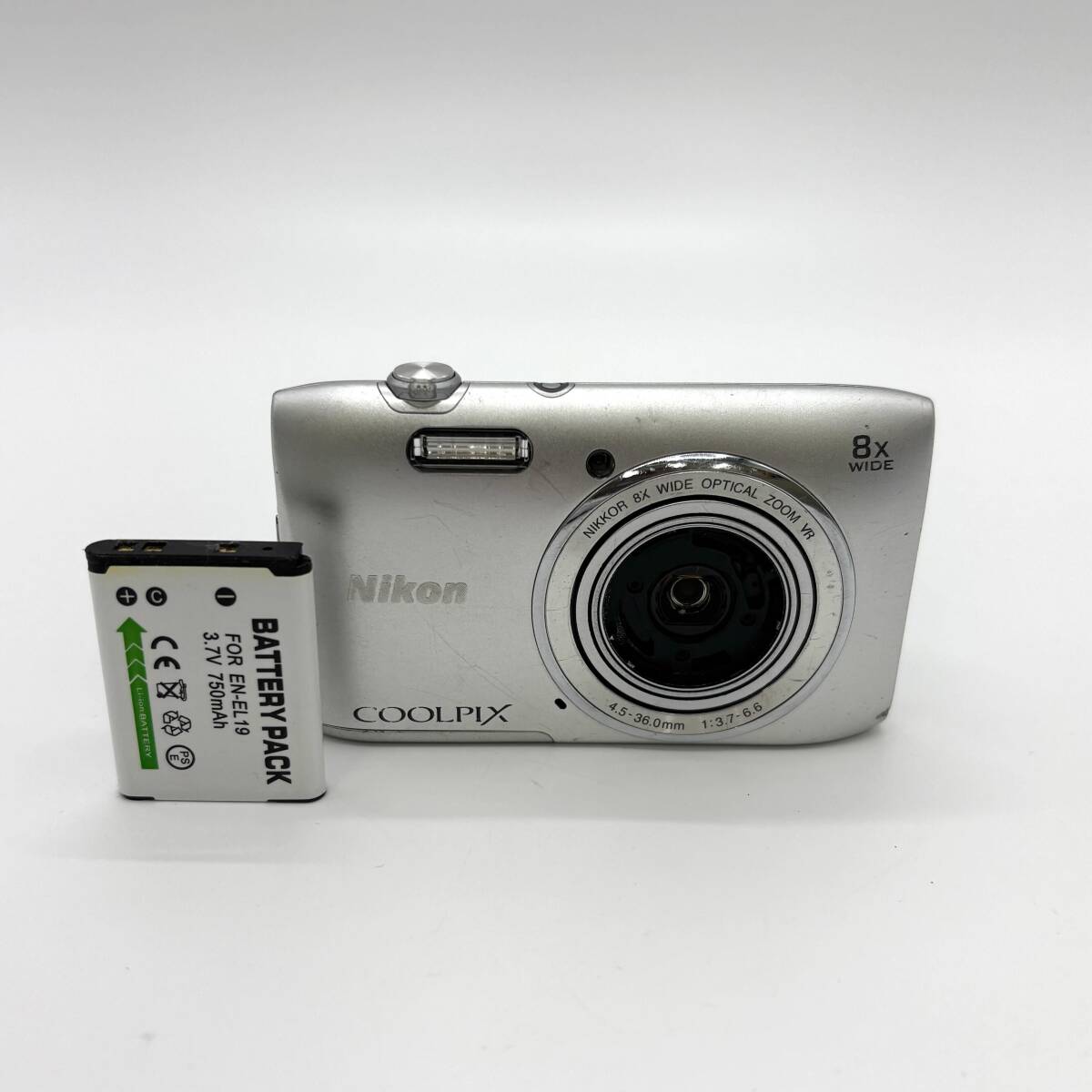 Nikon ニコン COOLPIX S3600 クールピクス コンパクトデジタルカメラ コンデジ デジカメ 簡易動作確認済み 中古品 ジャンク【5666】拍卖