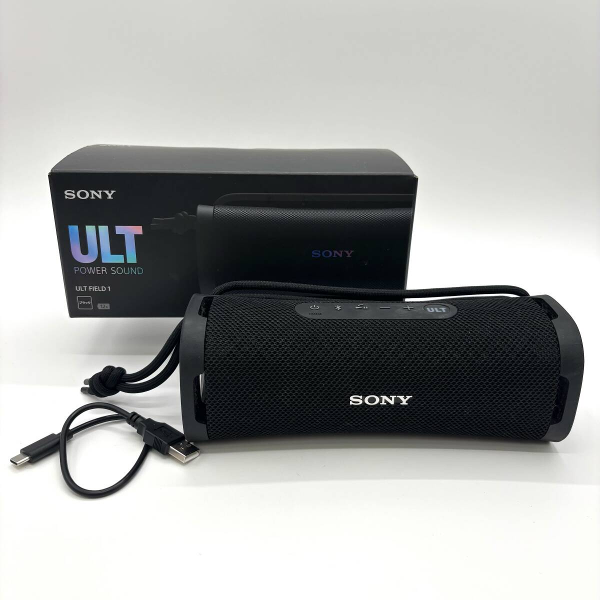 SONY ソニー ULT FIELD1 ワイヤレス ポータブルスピーカー SRS-ULT10 Bluetooth ブラック 中古品 接続確認済み 【5717】拍卖