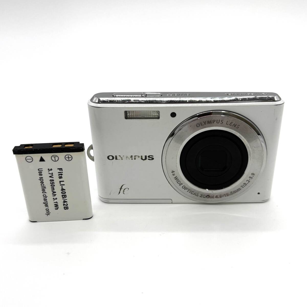OLYMPUS オリンパス FE-4050 ホワイト デジタルカメラ コンパクトデジタルカメラ デジカメ 簡易動作確認済 中古品【5667】拍卖