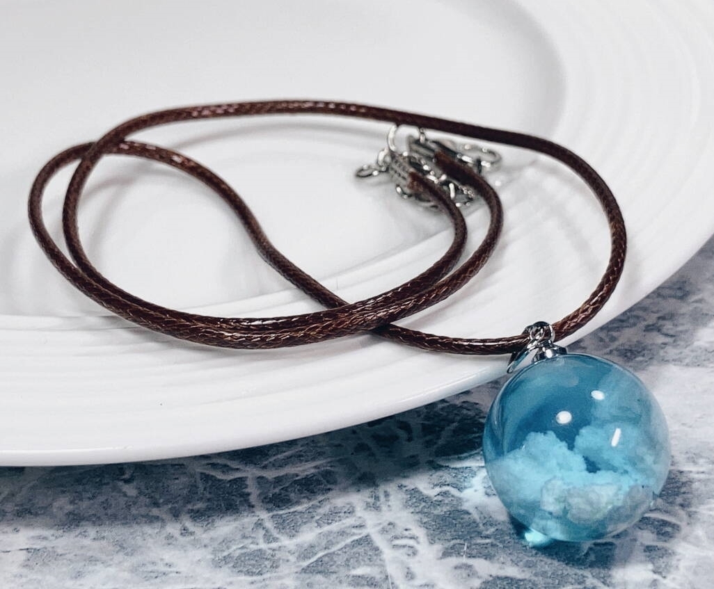 ◆同梱発送可◆「ネックレス 夏の青空/ブルースカイ 入道雲」jo-dbfire_sale 【タグ:アクセサリー】拍卖