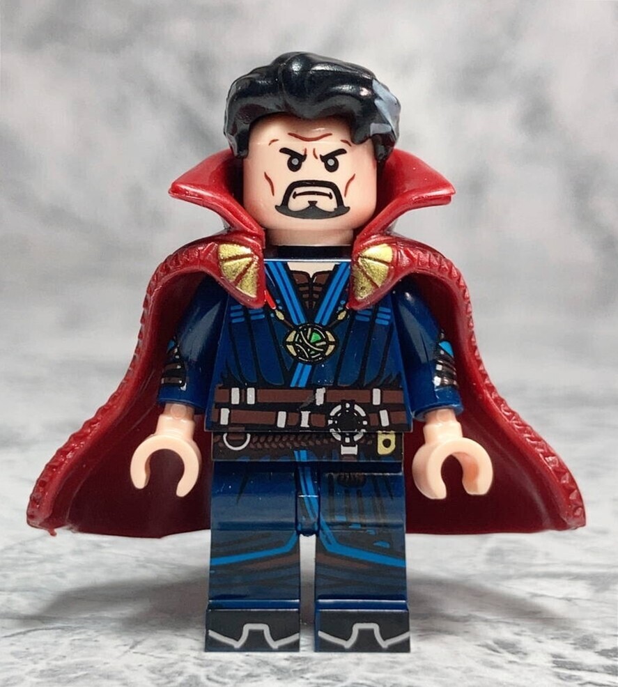 ◆同梱発送可◆「ドクター・ストレンジ/アベンジャーズ レゴ風 互換/カスタム ミニフィグ タイプB」fire_sale 【タグ:映画】拍卖