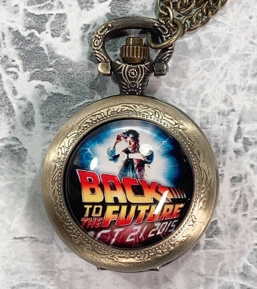 ◆同梱発送可◆「バック・トゥ・ザ・フューチャー/マイケル・J・フォックス ミニ 懐中時計 タイプA」fire_sale 【タグ:映画】拍卖